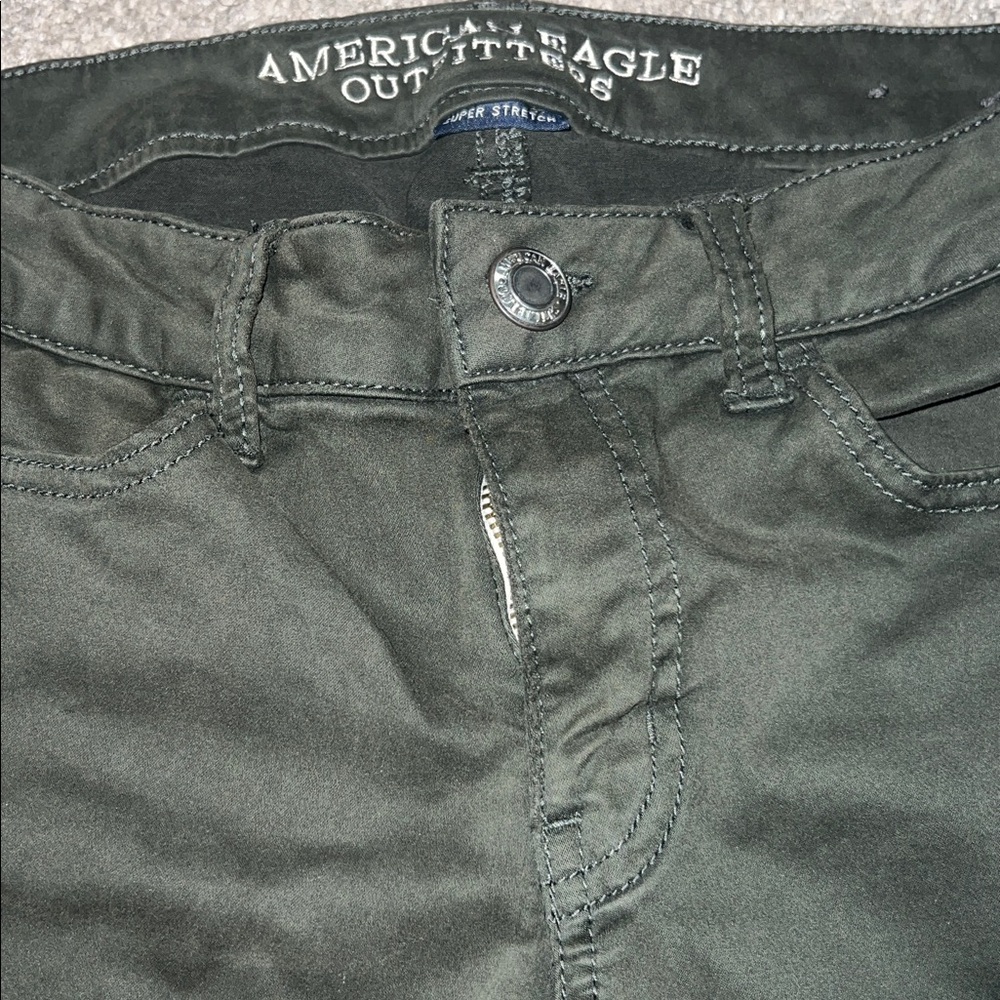 American Eagle Outfitters Men's Dark Gray Jeans